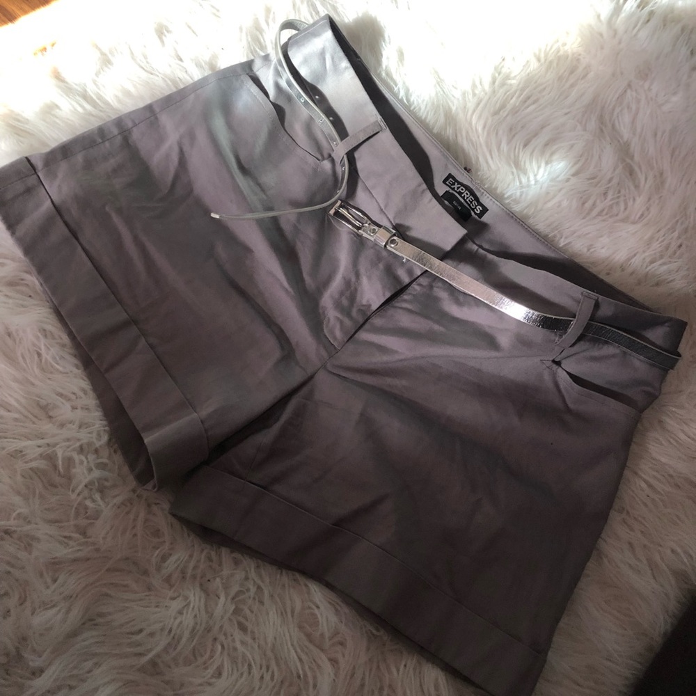 Express gray shorts